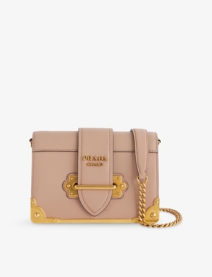 RESELFRIDGES: Pre-Loved Prada Cahier Leather Cross-Body Bag