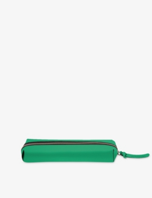 VACAVALIENTE: Urban Flat Leather Pencil Case