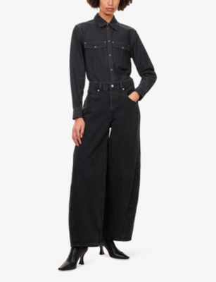 LEMAIRE: Chest-Pocket Fitted Cotton-Poplin Shirt