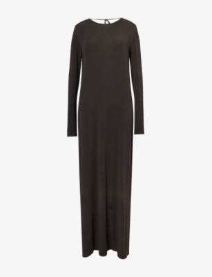 UMA WANG: Dea Relaxed-Fit Stretch-Woven Maxi Dress