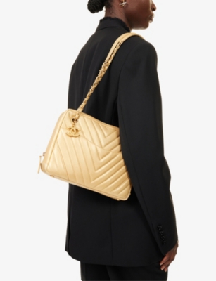 RESELFRIDGES: Pre-Loved Chanel Camera Leather Shoulder Bag