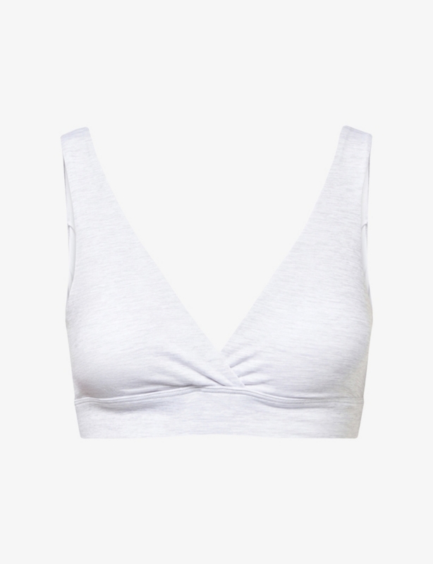 Dayflx V-Neck Stretch-Woven Sport Bra