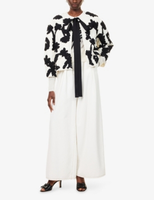 ERDEM: Floral Jacquard Woven Jacket