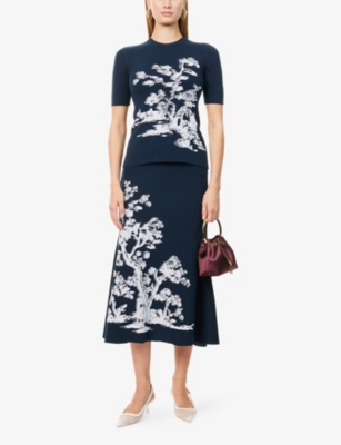 ERDEM: Short-Sleeve Knitted Top
