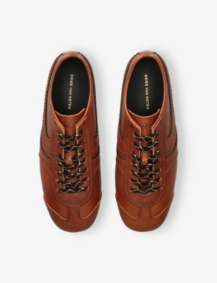 DRIES VAN NOTEN: Dustin Leather Trainers