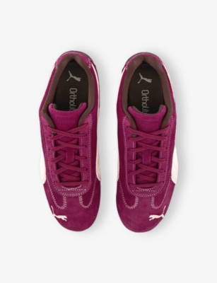 Puma Womens Wine Club Berry Alpine S Speedcat Og Suede Low-top Trainers