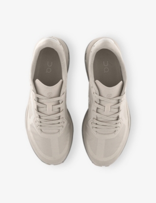 On Womens Pearl Truffle F Cloudze Woven Trainers In Multi