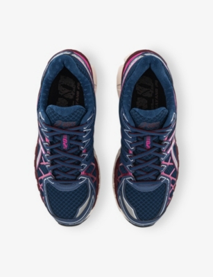 Asics Womens Ndependence Blue Pure Si Gel-kayano 20 Mesh Low-top Trainers