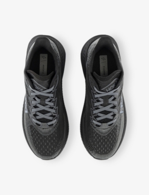 Deckers Hoka Mens Black Outer Orbit Mach 6 Woven Trainers In Black