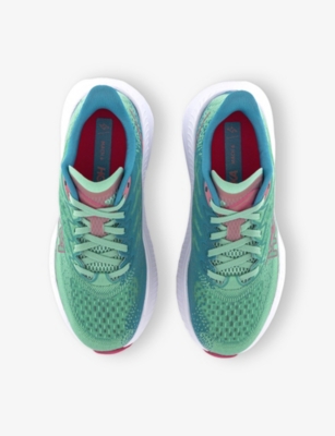 Deckers Hoka Womens Jadeite Alpine Blue F Mach 6 Woven Low-top Trainers