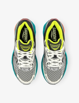 Saucony Mens Silver Mutant Progrid Omni 9 Woven Trainers In Multi