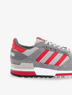ADIDAS: ZX600 Suede and Mesh Trainers