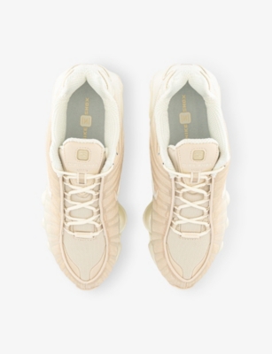 NIKE: Shox TL Leather and Mesh Trainers