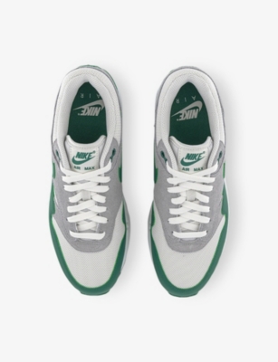 NIKE: Air Max 1 Essential Suede, Faux-Leather and Mesh Low-Top Trainers