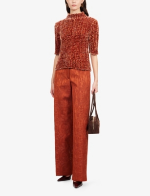 DRIES VAN NOTEN: Terri Short-Sleeve Knitted Jumper