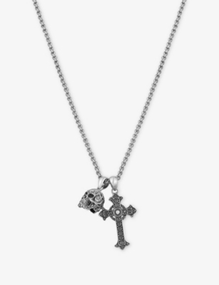 CLOCKS AND COLOURS: High Noon Sterling-Silver Necklace
