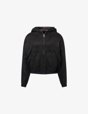 Team Wang Design Mens Black  X Billionaire Boys Club Diamond And Dollars Fleece Hoody