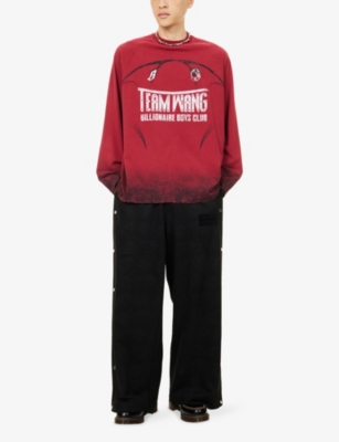 TEAM WANG DESIGN: TEAM WANG design x Billionaire Boys Club Graphic-Print Cotton Top