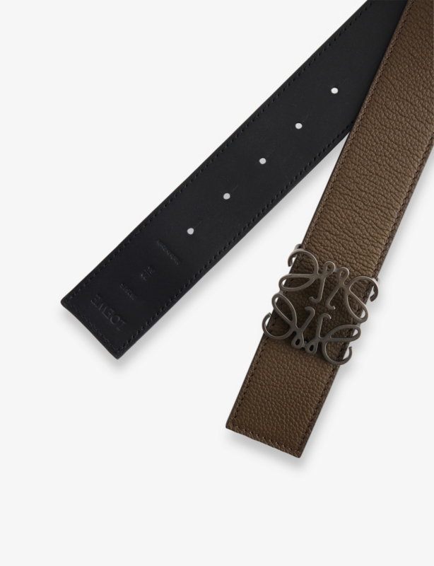 Anagram Reversible Leather Belt
