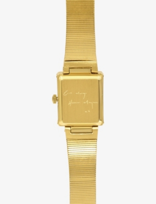 Heaven Mayhem Womens Gold Bella Stainless-steel Watch In Gold