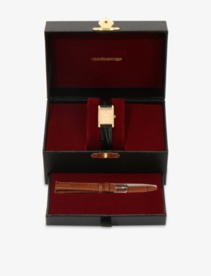 Heaven Mayhem Womens Gold Carino Stainless-steel Watch In Gold