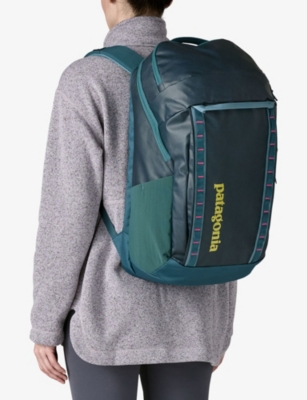 Patagonia Womens Tidal Teal/pink Black Hole Woven Backpack 32l
