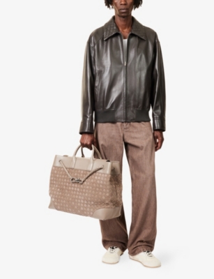 BOTTEGA VENETA: Intrecciato Blouson Leather Jacket