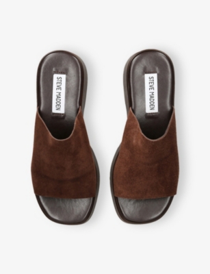 STEVE MADDEN: Slinky Heeled Suede Sandals