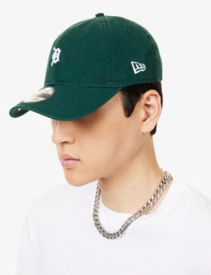 New Era Mens Dark Green 9twenty Detroit Tigers Cotton Baseball Cap In Green