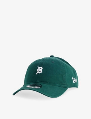 New Era Mens Dark Green 9twenty Detroit Tigers Cotton Baseball Cap In Green