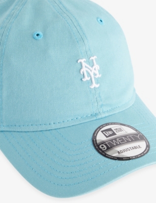 New Era Mens Pastel Blue 9twenty Mini New York Mets Cotton Baseball Cap In Blue