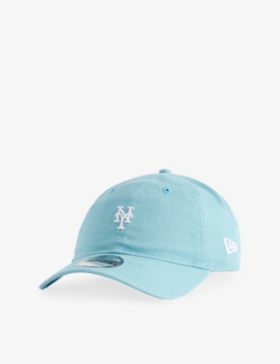 New Era Mens Pastel Blue 9twenty Mini New York Mets Cotton Baseball Cap