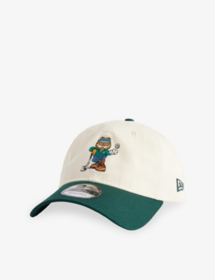 New Era Mens Light Beige 9twenty Garfield-embroidered Cotton Baseball Cap In Sand