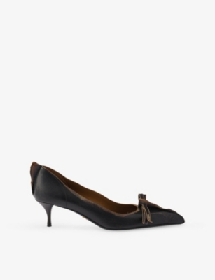 PRADA: Antiqued Leather Courts