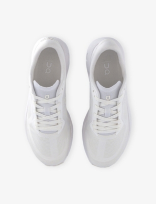 On Mens Cloudze Woven Trainers In White