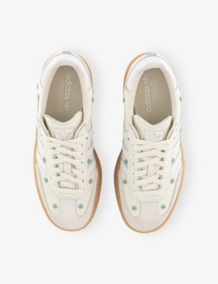 ADIDAS: Sambae Leather Trainers