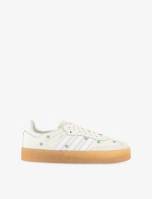 ADIDAS: Sambae Leather Trainers