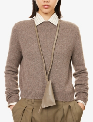 STUDIO NICHOLSON: Triangle Leather Pouch