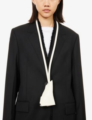 STUDIO NICHOLSON: Triangle Leather Pouch