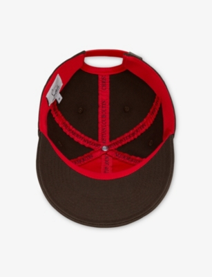Christian Louboutin Mooncrest Adjustable Canvas Baseball Cap