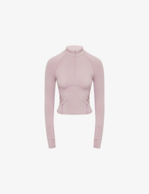 ADANOLA: Ultimate Long-Sleeves Stretch-Woven Top