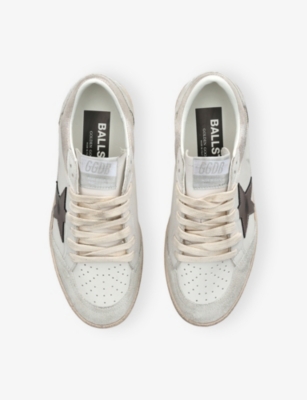 GOLDEN GOOSE: Ballstar 15786 Leather Low-Top Trainers