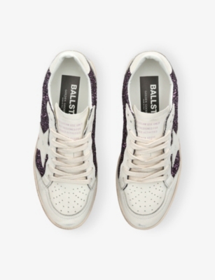 Golden Goose Ball Star Sneaker In Animal Print