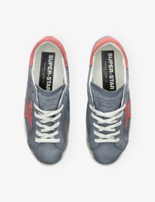 Golden Goose Super Star Nabuk Upper Toe And Tong In Multi
