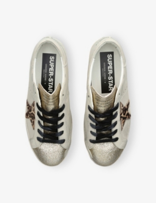 GOLDEN GOOSE: Women’s Super-Star Leather Low-Top Trainers