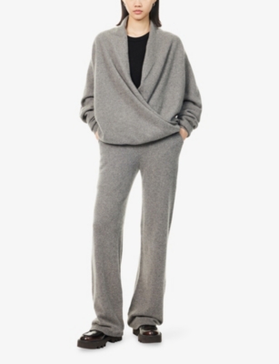 FRENCKENBERGER: Cross V-Neck Cashmere Jumper