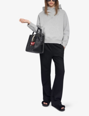 Zadig & Voltaire Zadig&voltaire Georgy Mo Multicusto Strass Sweat Top In Gray