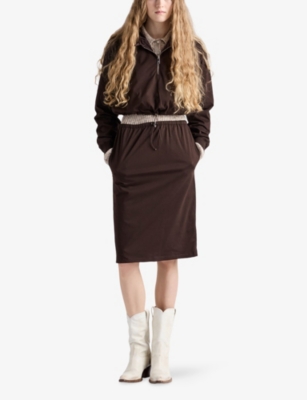 PRADA: Reversible Re Nylon Cotton-Jersey Hoody