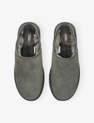 Ugg Suede Slip-on Slippers In Gray