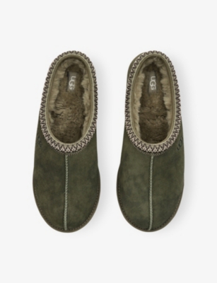Ugg Tasman Baxter Slippers Burnt Olive In Green